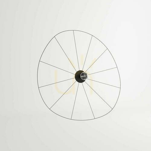 Check Wall lamp / Ceiling lamp ESKOLA 140 black Thoro