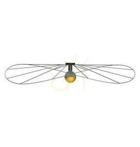 Wall lamp / Ceiling lamp ESKOLA 140 black Thoro small 0