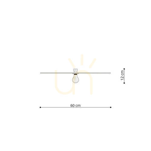 Check Wall lamp / Ceiling lamp SIRKEL 60 black Thoro