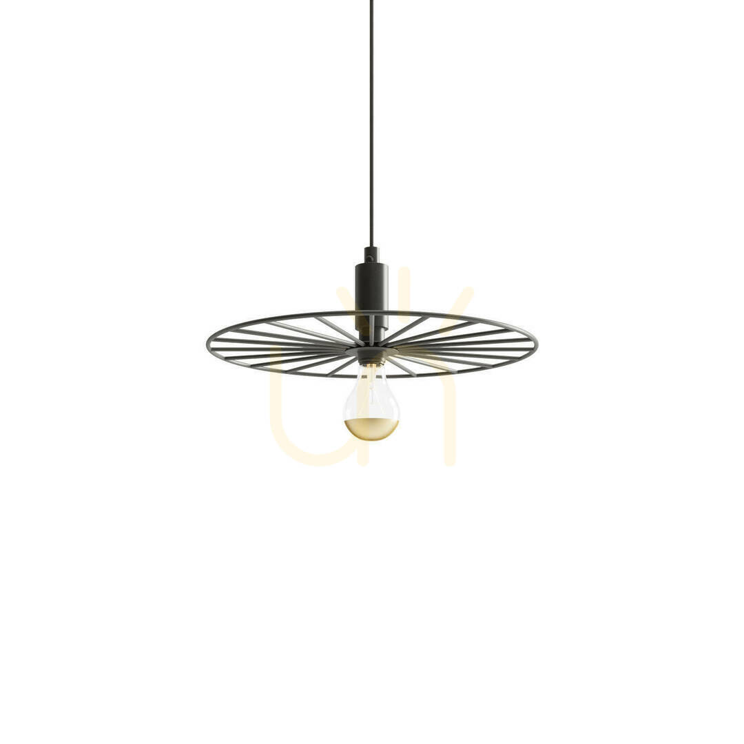 Pendant lamp SIRKEL 30 black Thoro