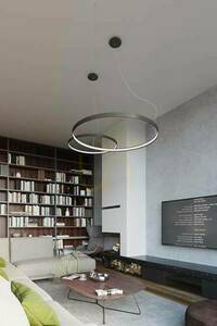 Chandelier RIO 55 black 4000K Thoro small 10