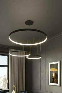 Chandelier RIO 55 black 4000K Thoro small 9