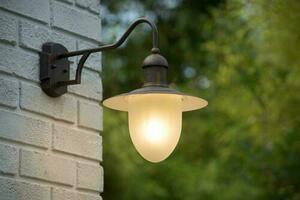 Lucide Aruba Outdoor Wall Lamp Brown Metal E27 IP44 11871/01/97 small 1