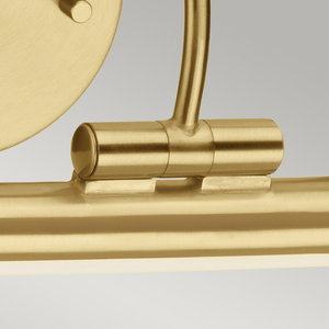 Alton 1 Light Large LED Picture Light - Brushed Brass Elstead small 2