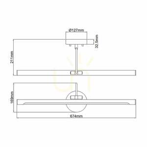 Alton 1 Light Large LED Picture Light - Brushed Brass Elstead small 5