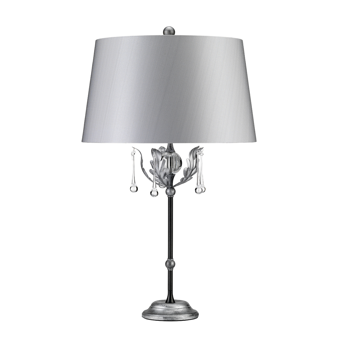Amarilli 1 Light Table Lamp - Black/Silver Elstead