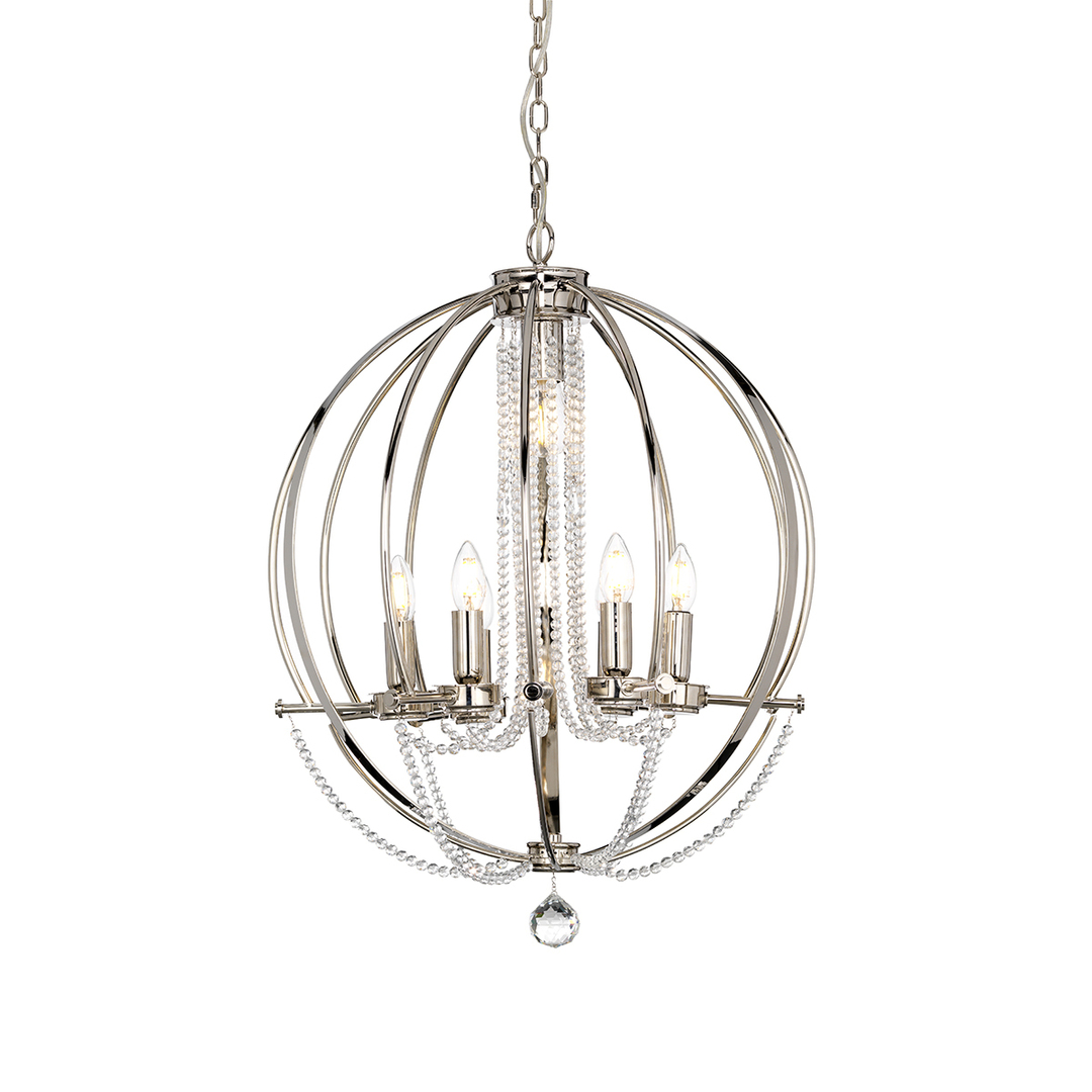 Cassie 7 Light Chandelier Elstead