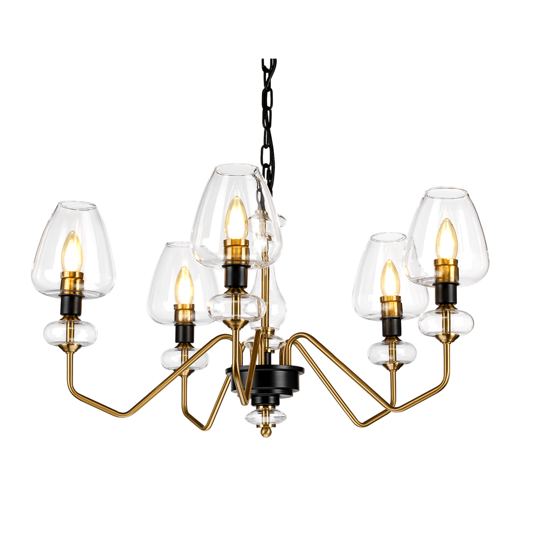 Armand 5-Licht-Kronleuchter - Altmessing Elstead