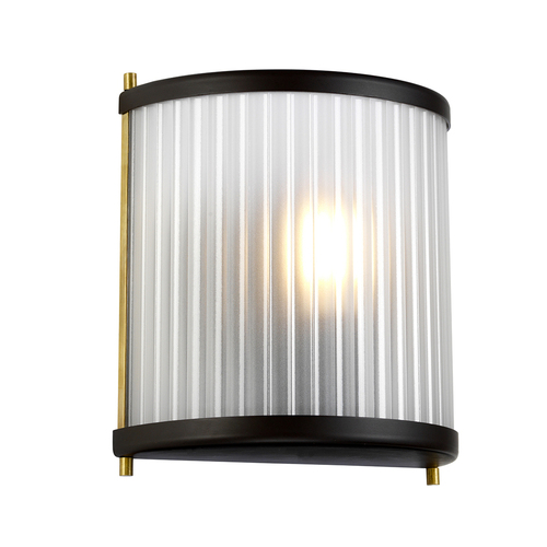 Check Corona 1 Light Wall Light - Museum Bronze Elstead