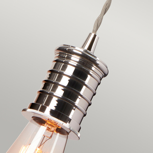 Douille 1 Light Wall Light - Polished Nickel Elstead small 2