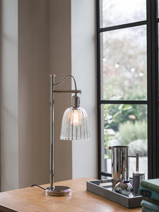 Douille 1 Light Table Lamp - Polished Nickel Elstead small 2