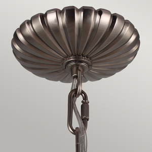 Adams 3 Light Pendant Chandelier - Antique Nickel Elstead small 2