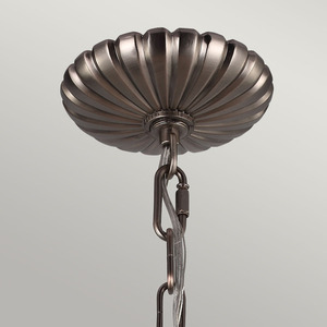 Adams 4 Light Pendant Chandelier - Antique Nickel Elstead small 1