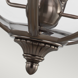 Adams 4 Light Pendant Chandelier - Antique Nickel Elstead small 4