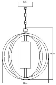 Pendant Light Allier Small Elstead small 1