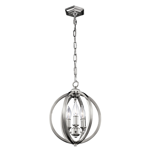 Check Corinne 3 Light Elstead Small Pendant Lamp