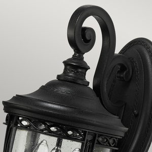 English Bridle 3 Light Medium Wall Lantern - Black Elstead small 1