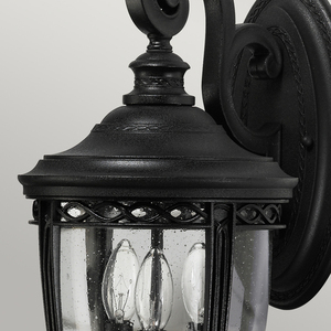 English Bridle 3 Light Medium Wall Lantern - Black Elstead small 2