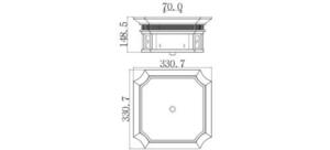 Federal Small Outdoor Lantern Elstead small 1