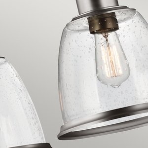 Hobson 3 Light Island Chandelier Satin Nickel Elstead small 3