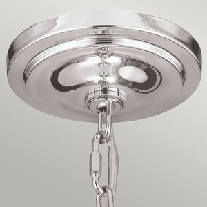 Small Hounslow 1 Polished Nickel Pendant Lamp Elstead small 1