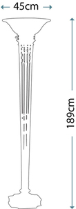 Opera 1 Light Torchiere  Elstead small 4
