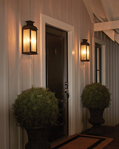 Pediment 2 Light Medium Wall Lantern Elstead small 1