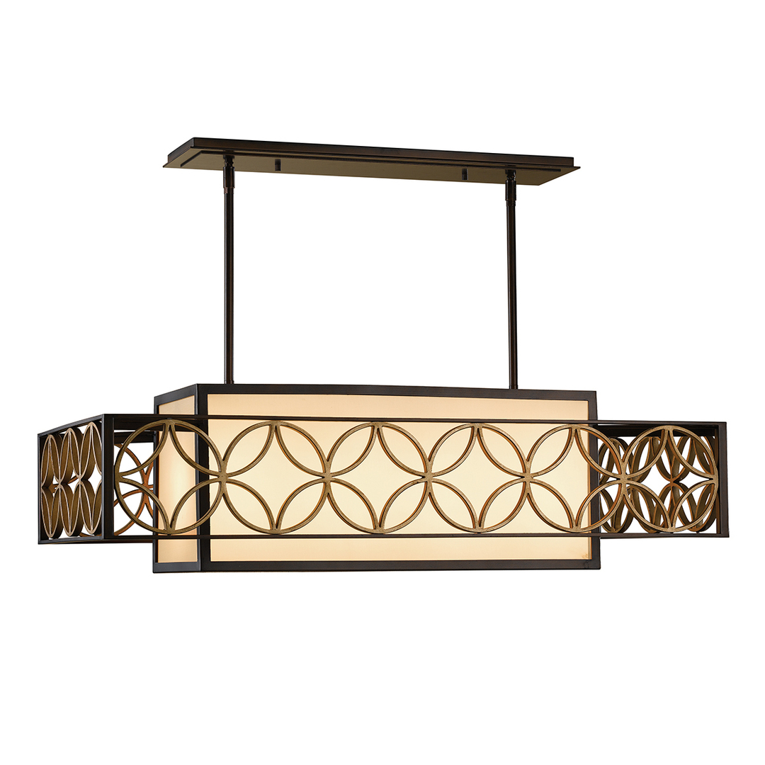 Remy 4 Light Pendant Light Elstead