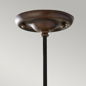 Urban Renewal  1 Light Pendant - Astral Bronze Elstead small 1
