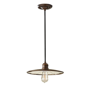 Urban Renewal  1 Light Pendant - Astral Bronze Elstead small 0