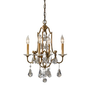 Valentina 4 Light Chandelier Elstead small 0