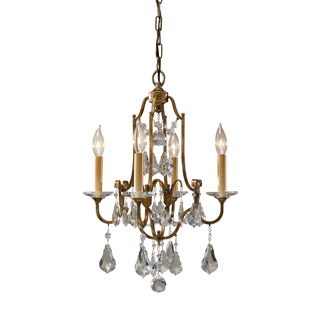 Valentina 4 Light Chandelier Elstead