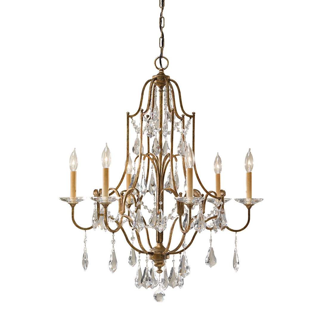 Valentina 6 Light Chandelier Elstead