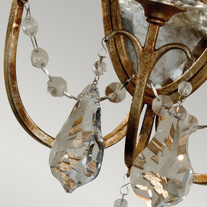 Valentina 3 Light Wall Light Elstead small 1