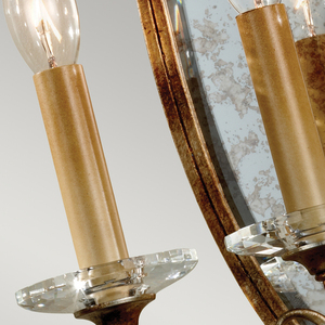 Valentina 3 Light Wall Light Elstead small 3