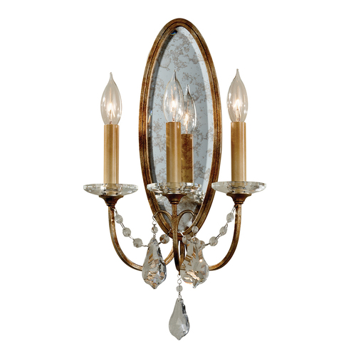 Check Valentina 3 Light Wall Light Elstead