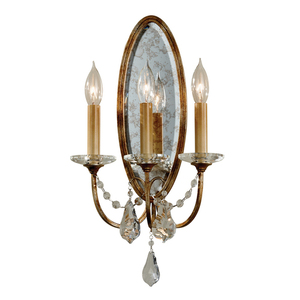 Valentina 3 Light Wall Light Elstead small 0