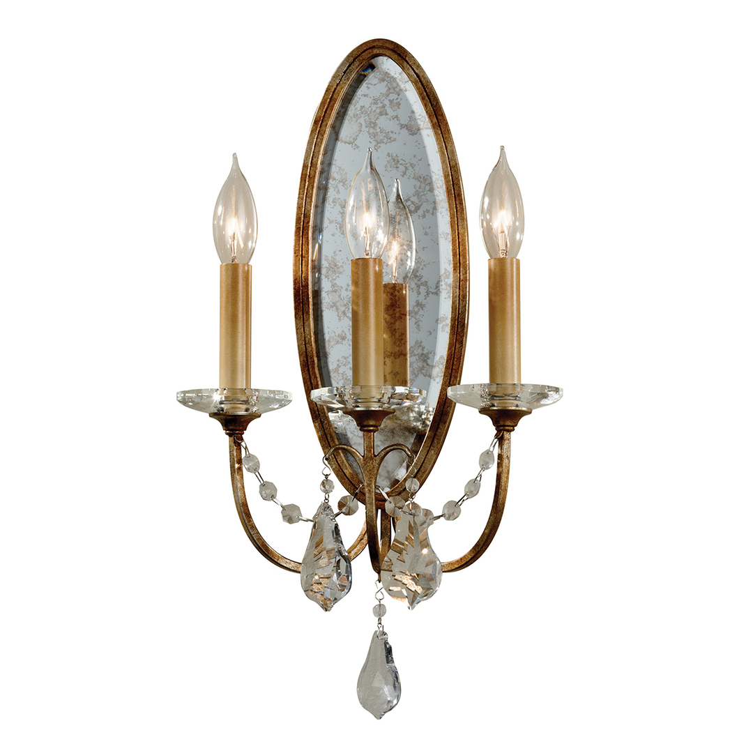Valentina 3 Light Wall Light Elstead