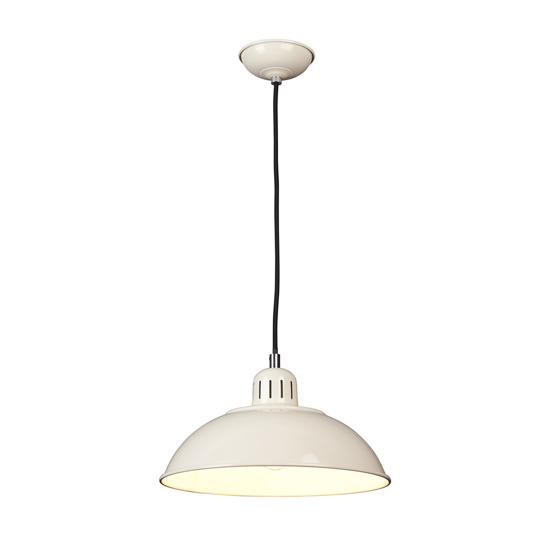 Franklin 1 Light Pendelleuchte - Creme Elstead
