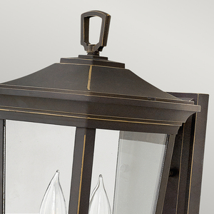 Bromley 2 Light Medium Wall Lantern Elstead small 1