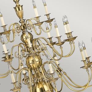 Cambridge 25 Light Chandelier Elstead small 2