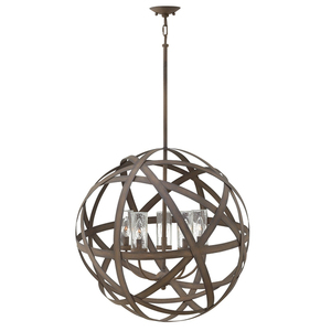 Carson 5 Light Outdoor Chandelier Elstead small 0