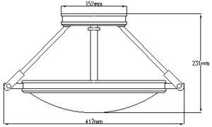 Plafond Collier 3 Elstead small 4