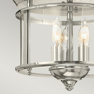 Plafond Gentry 3 - polished nickel Elstead small 1
