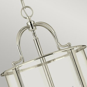 Gentry 6 Pendant Lamp - polished nickel Elstead small 2