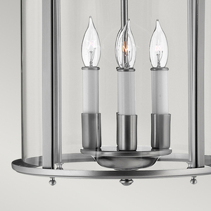Gentry 4 Light Medium Pendant Lamp - pewter Elstead small 3