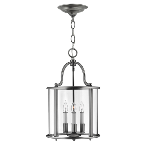 Check Gentry 4 Light Medium Pendant Lamp - pewter Elstead