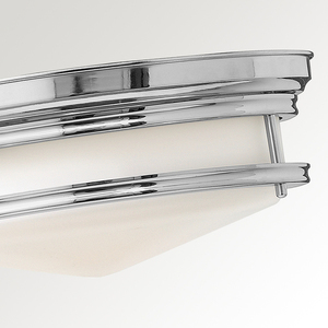 Hadley 3 Light Flush - Chrome Elstead small 1