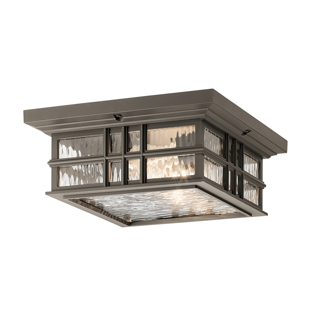 Beacon Square 2 Light Flush Mount Elstead