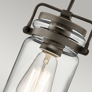 Brinley 1 Light Mini Pendant Lamp - Olde Bronze Elstead small 2